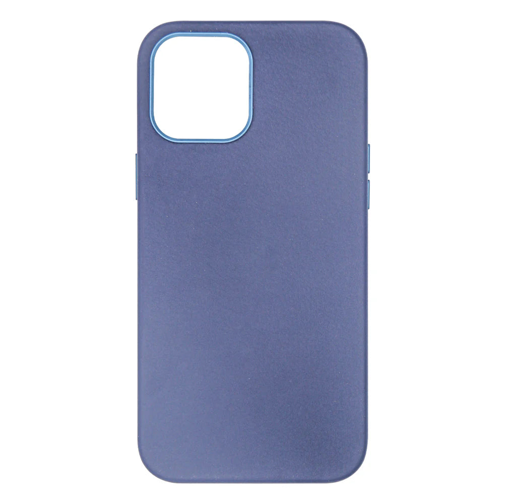 RIXUS Silikonhülle mit MagSafe für iPhone 12 Pro Max – Blaugrau & alltagstauglich