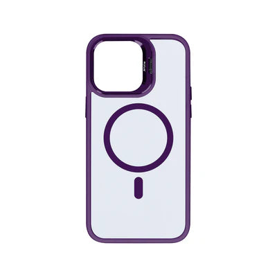 RIXUS Metal Lens Protection MagSafe Case für iPhone 13 – Violett