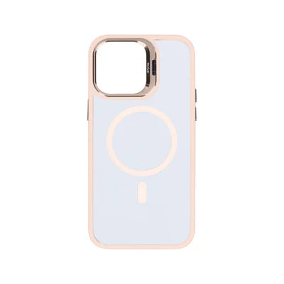 RIXUS Metal Lens Protection MagSafe Case für iPhone 13 – Roségold