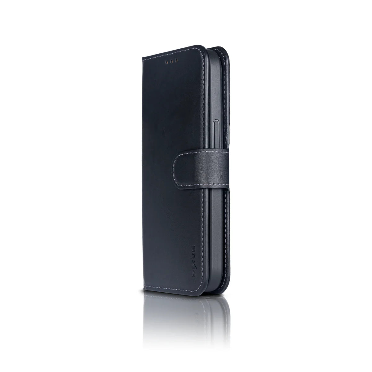 RIXUS Leder-Wallet-Hülle für iPhone 12 Pro Max – edel & praktisch