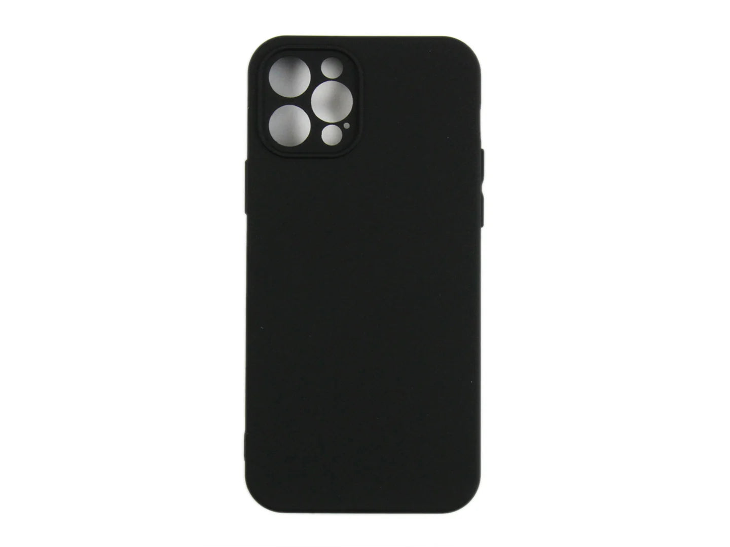 Rixus Silikonhülle für iPhone 12 Pro – Schwarz