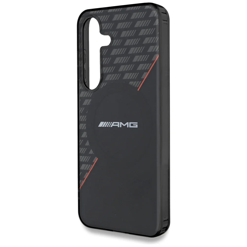 Mercedes-AMG Hardcase für Samsung Galaxy S25+ – Schwarz/Rot | MagSafe-kompatibel