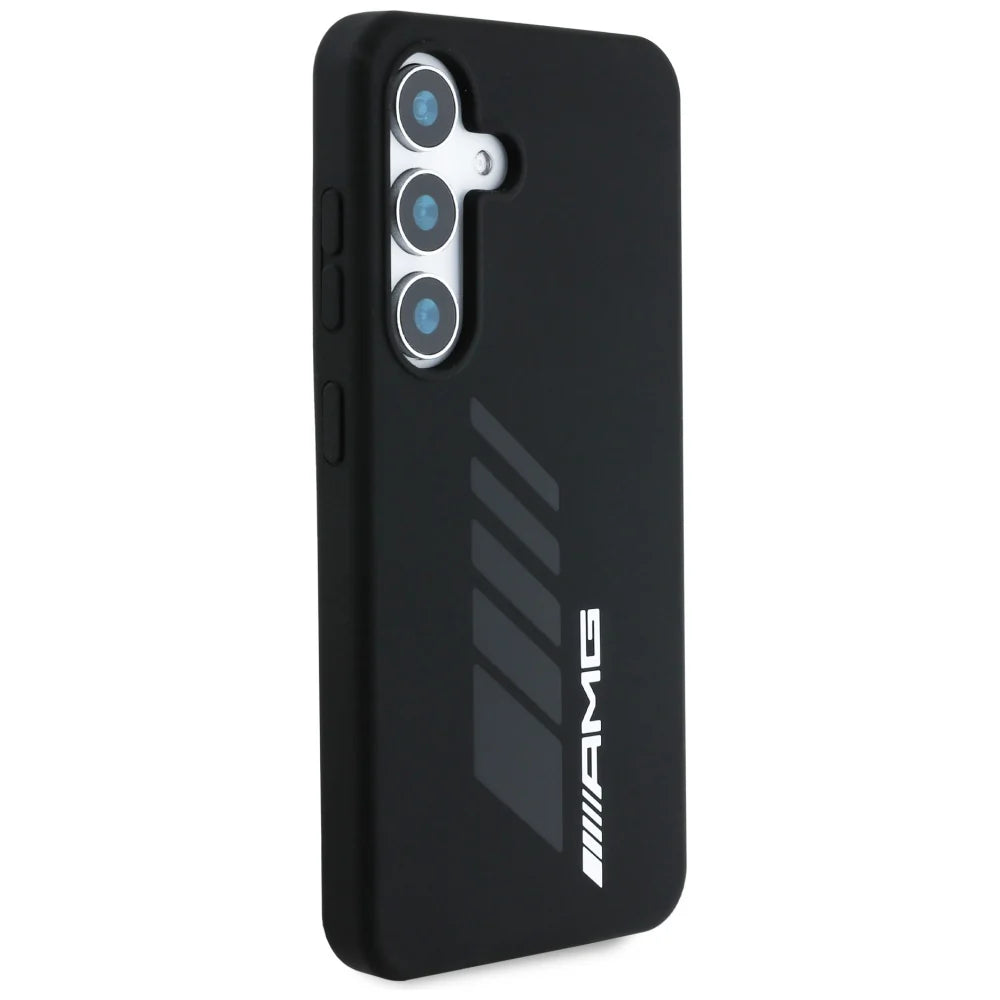 Mercedes-Benz AMG Silicone Case für Samsung Galaxy S25 – Schwarz