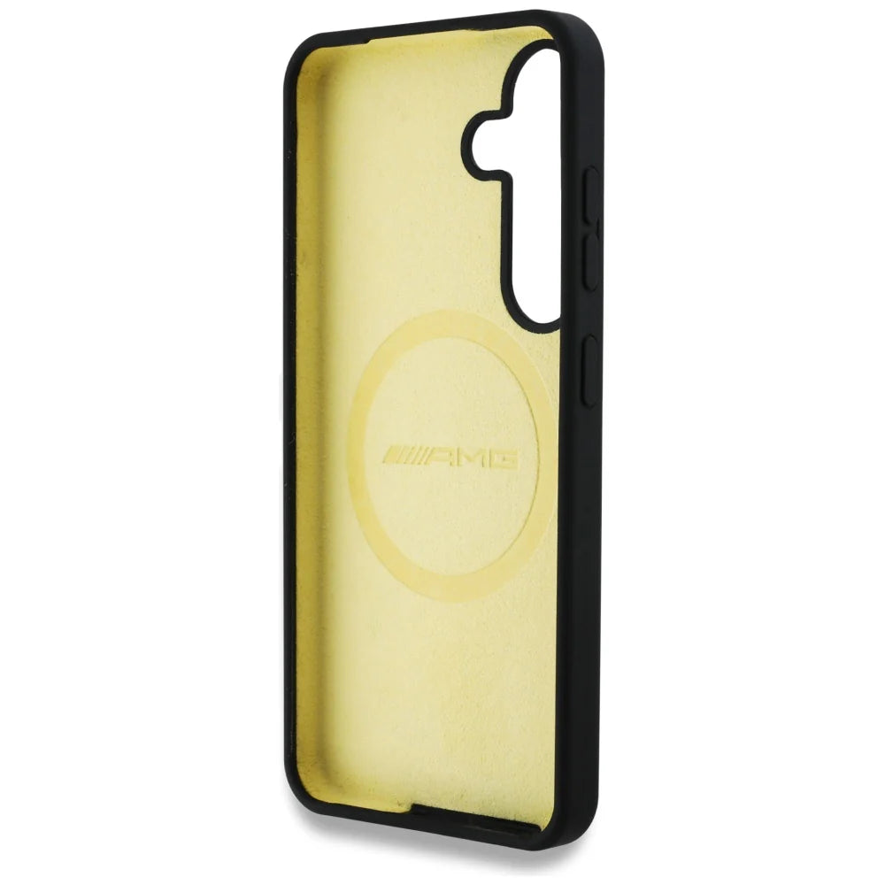Mercedes-Benz AMG Silicone Case für Samsung Galaxy S25 – Schwarz