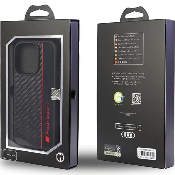 AUDI CARBON Handyhülle iPhone 14 Pro