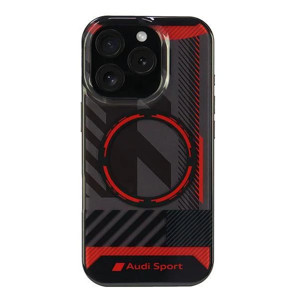 Audi Sport Handyhülle für iPhone 16 Pro – Magnetisch & Sportliches Design