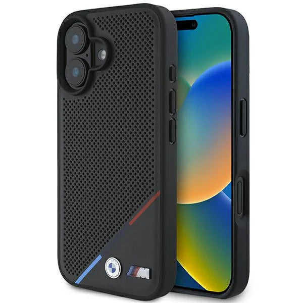 BMW M MagSafe Hülle für iPhone 16 – Sportliches Design mit Carbon-Optik
