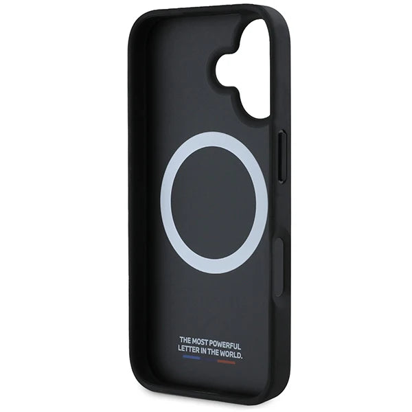 BMW M MagSafe Hülle für iPhone 16 – Sportliches Design mit Carbon-Optik