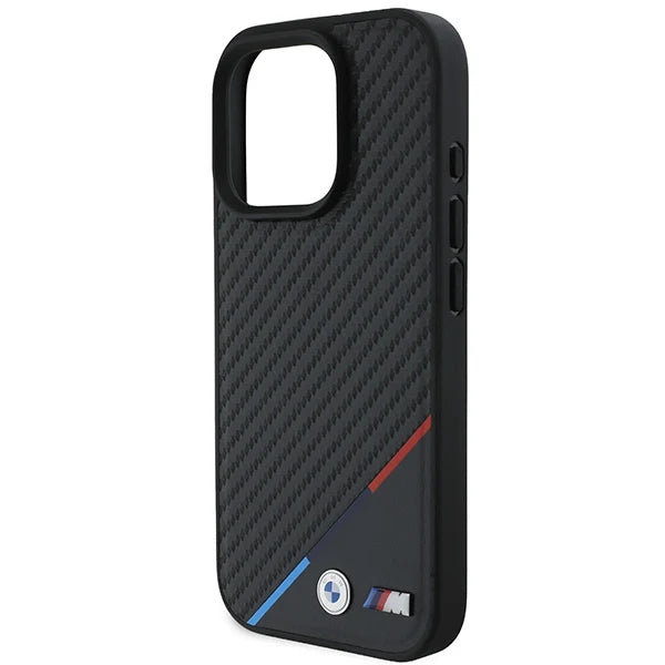 BMW M Carbon Look Hülle für iPhone 16 Pro – MagSafe trifft Motorsport