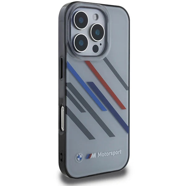 BMW M Motorsport Hülle für iPhone 16 Pro – Transparent. Leicht. Dynamisch.