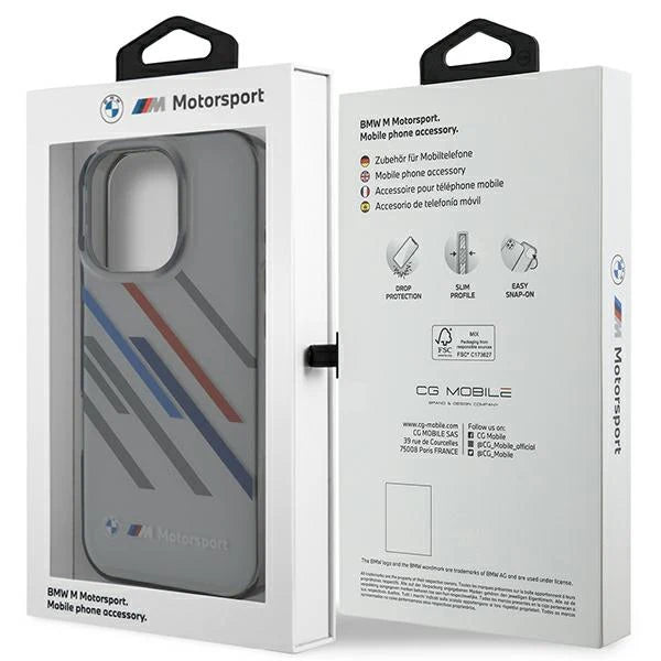 BMW M Motorsport Hülle für iPhone 16 Pro – Transparent. Leicht. Dynamisch.