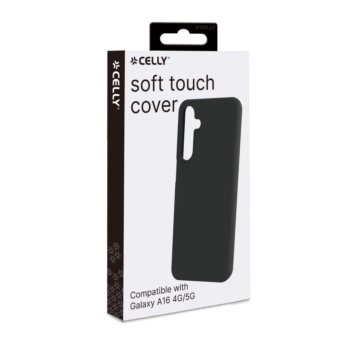Celly Soft Touch Cover für Samsung Galaxy A16 – Schlanker Schutz im edlen Schwarz