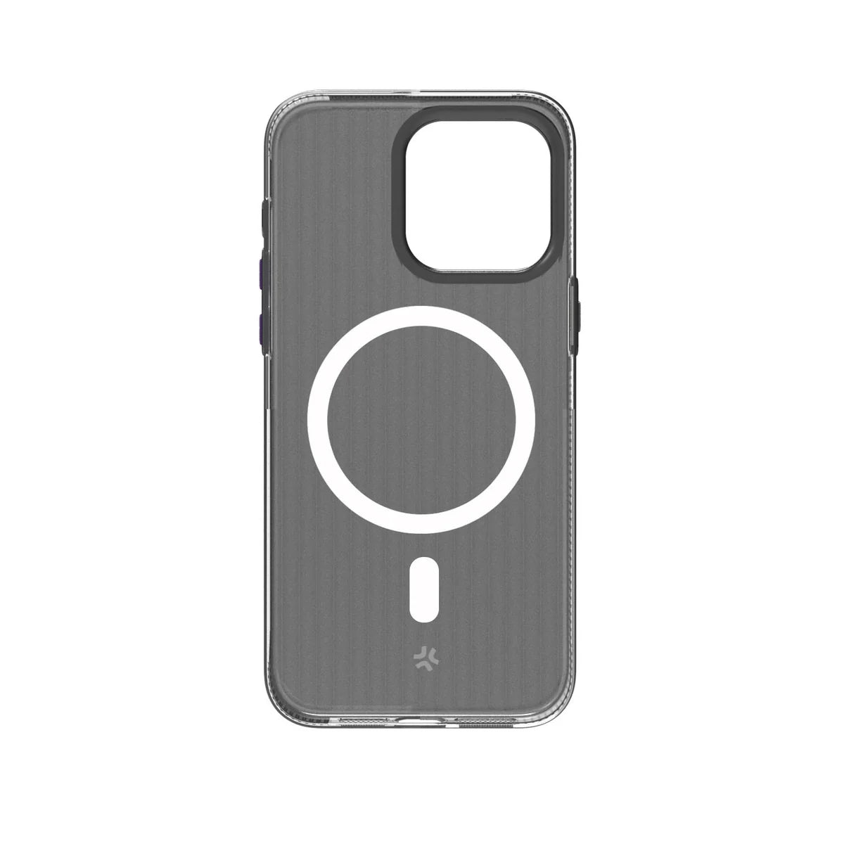 Celly MagSuit Hülle mit MagSafe für iPhone 16 – Schwarz Transparent