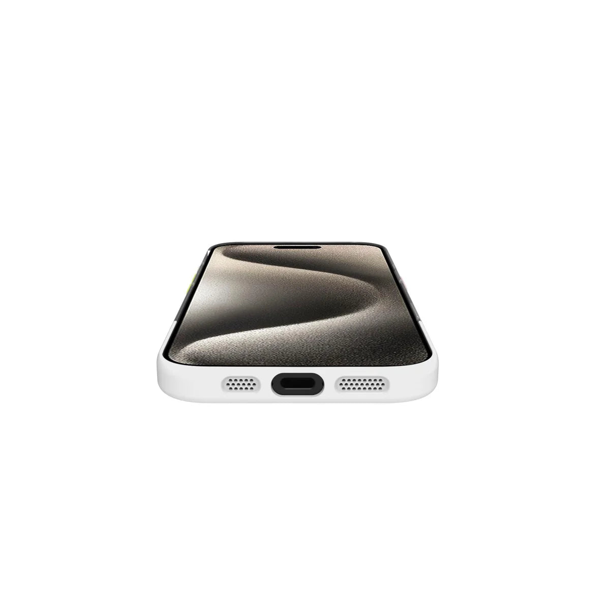 Celly MagSafe Dual Material Hülle für iPhone 16 – Transparent & Weiß