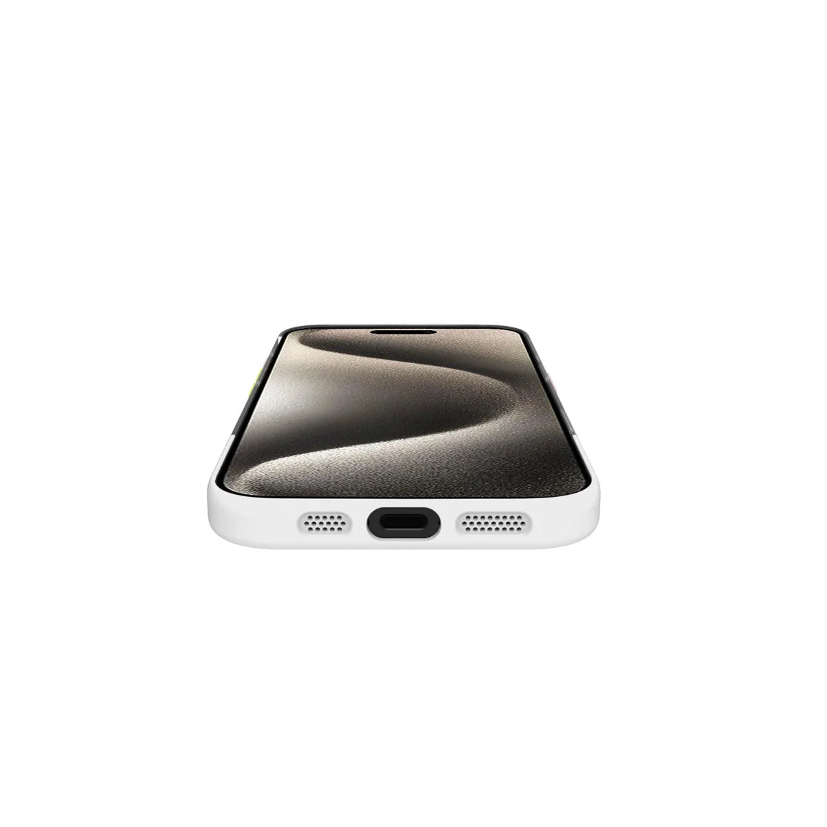 Celly MagSafe Dual-Hülle – Transparent/Weiß – Für iPhone 16 Pro