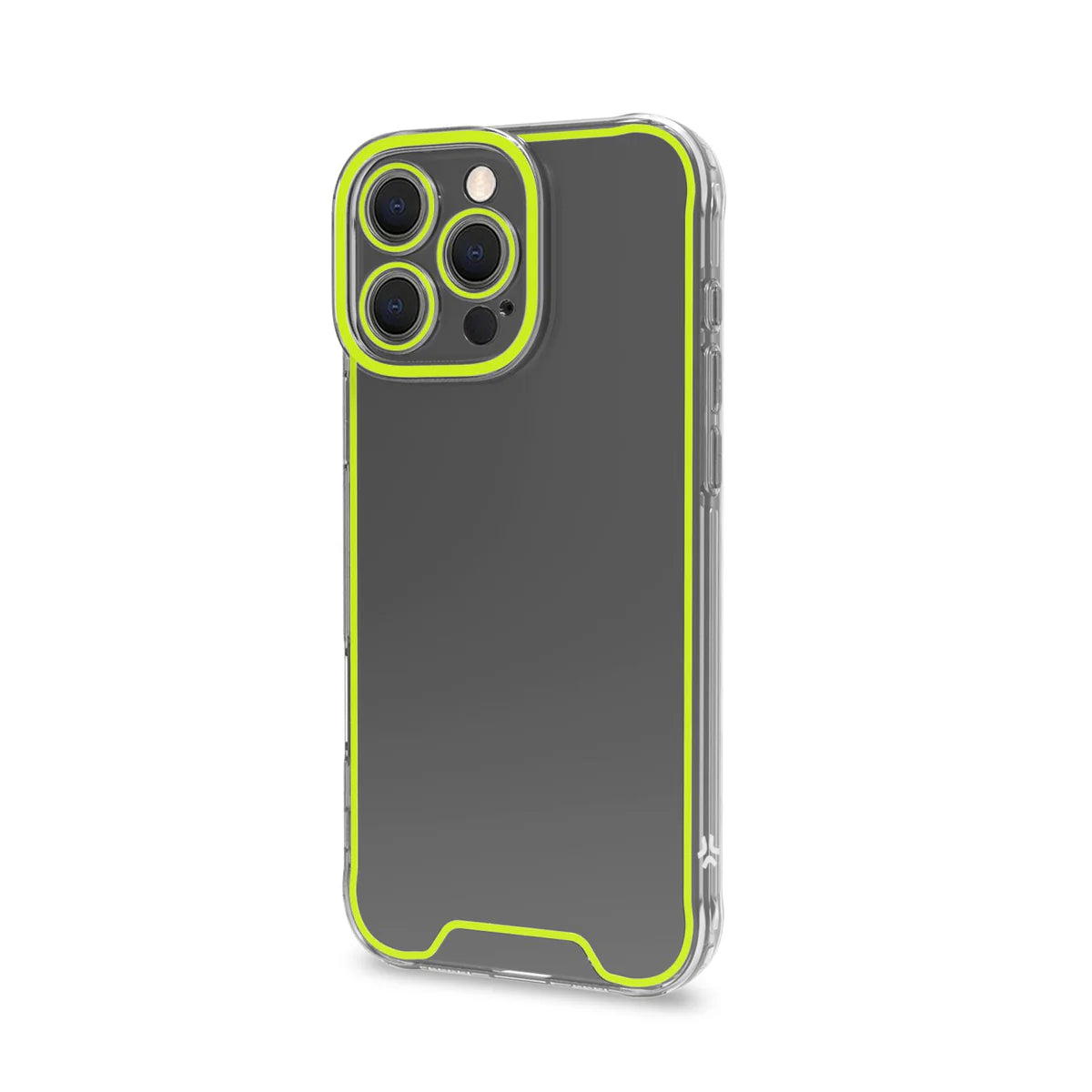 Celly Transparentes Case mit Neon-Rändern für iPhone 16 Pro