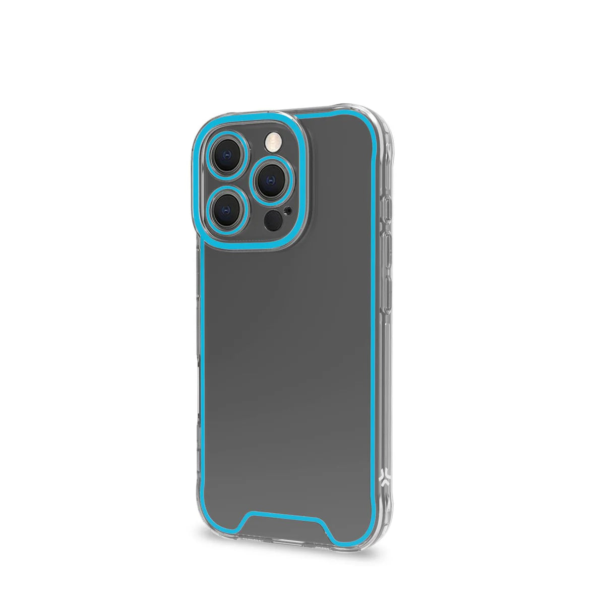CELLY Glow Hülle iPhone 16 Pro – Blue Line Edition