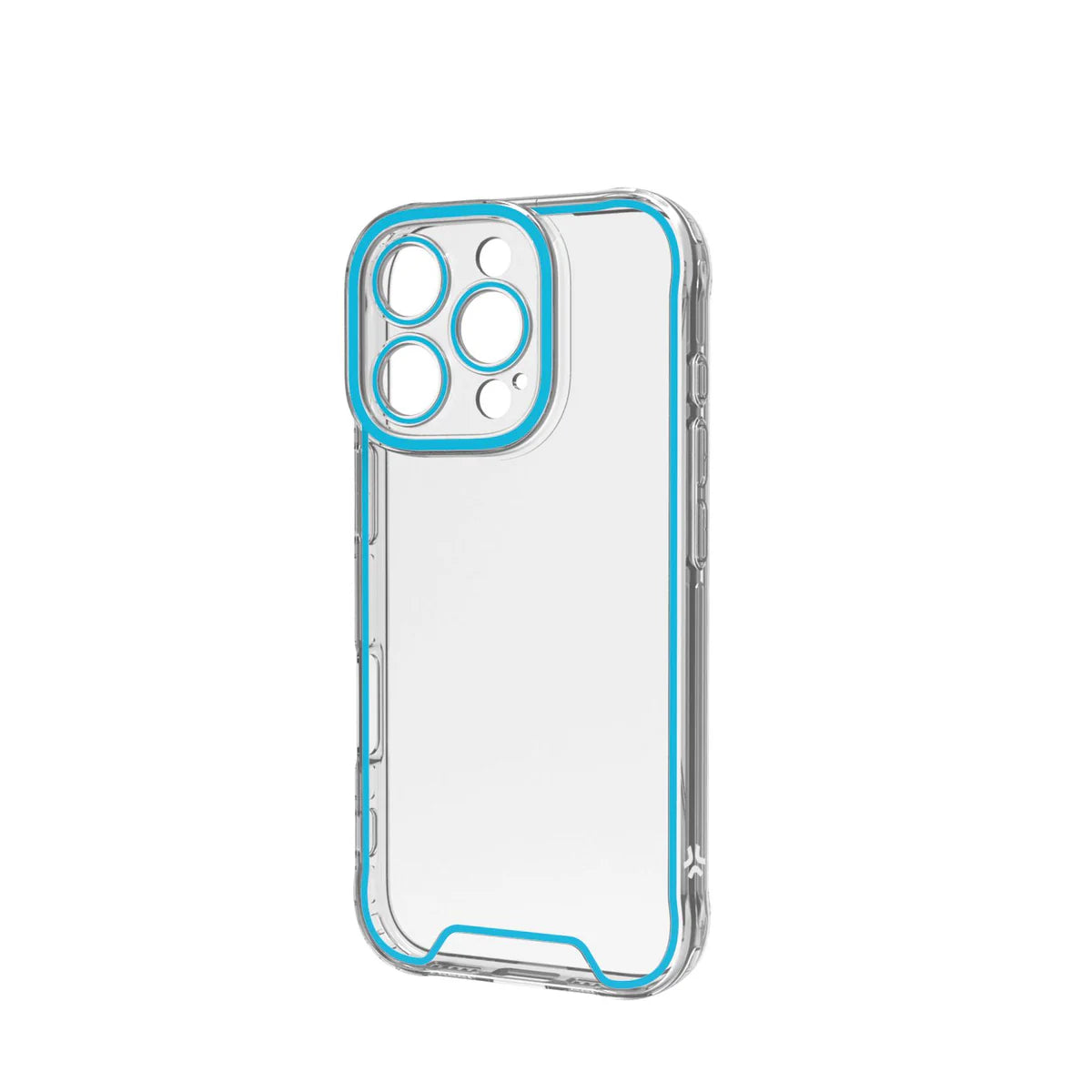 CELLY Glow Hülle iPhone 16 Pro – Blue Line Edition