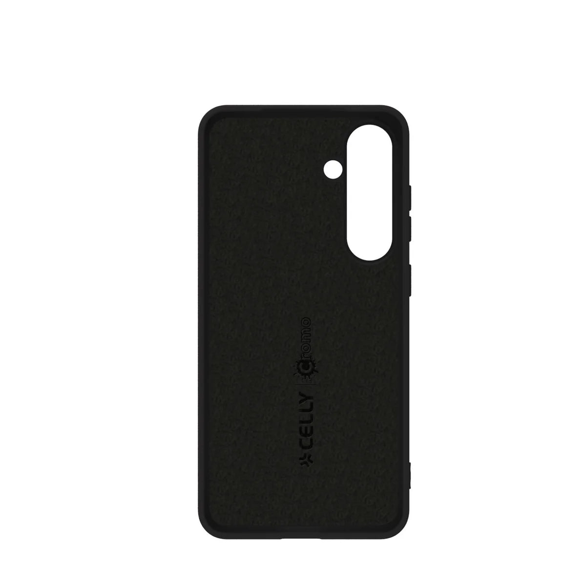 Celly Silicone Case für Samsung Galaxy S25 – Schwarz
