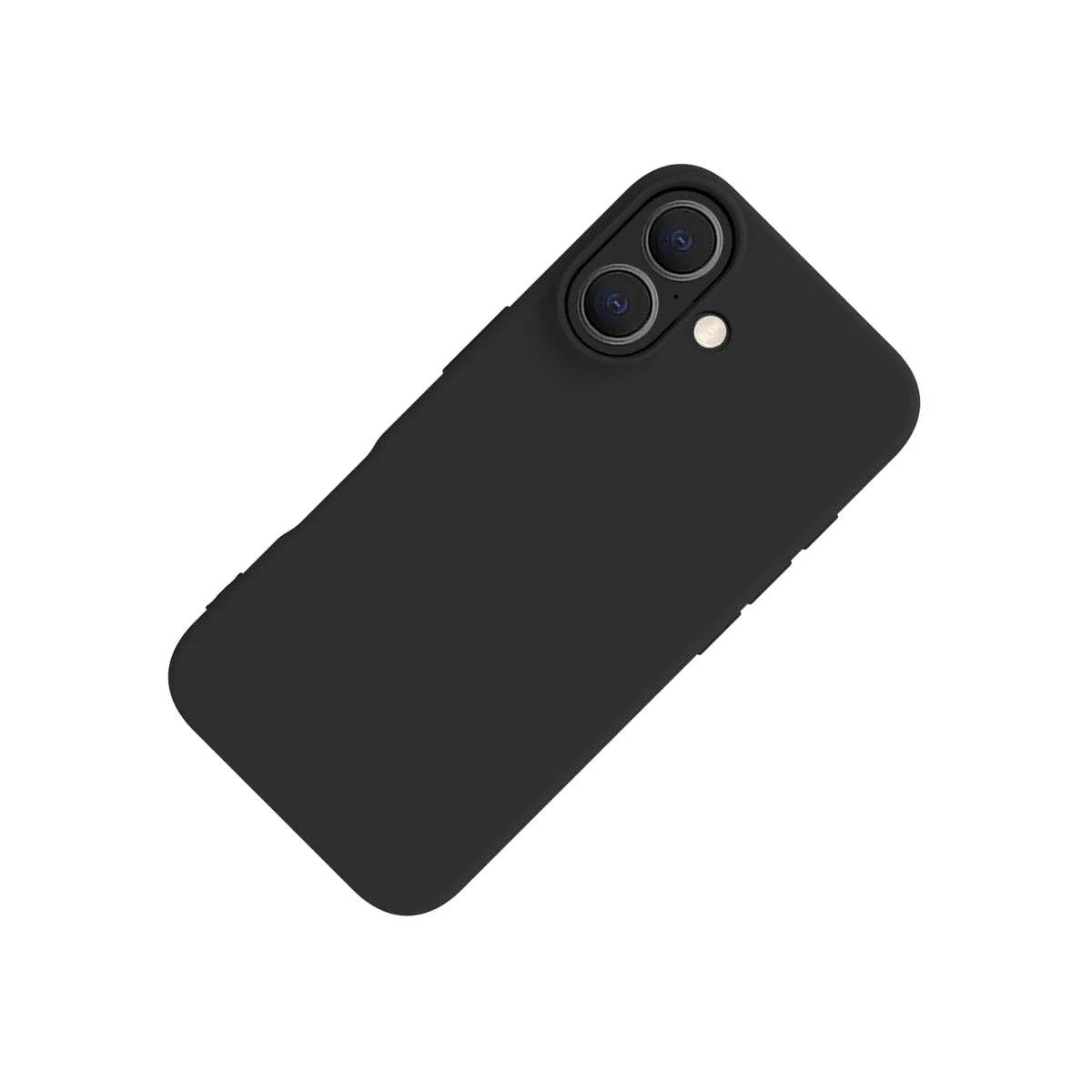 Celly Cromo Silikonhülle für iPhone 16 – Schwarz