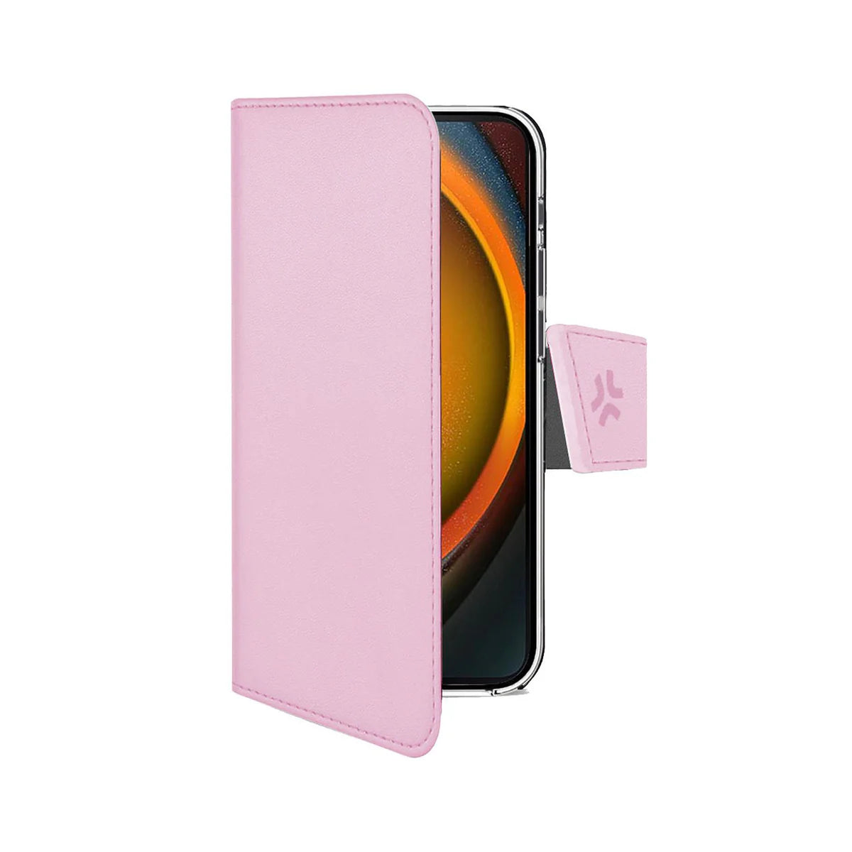 Celly Wallet Case für iPhone 16 – Rosa