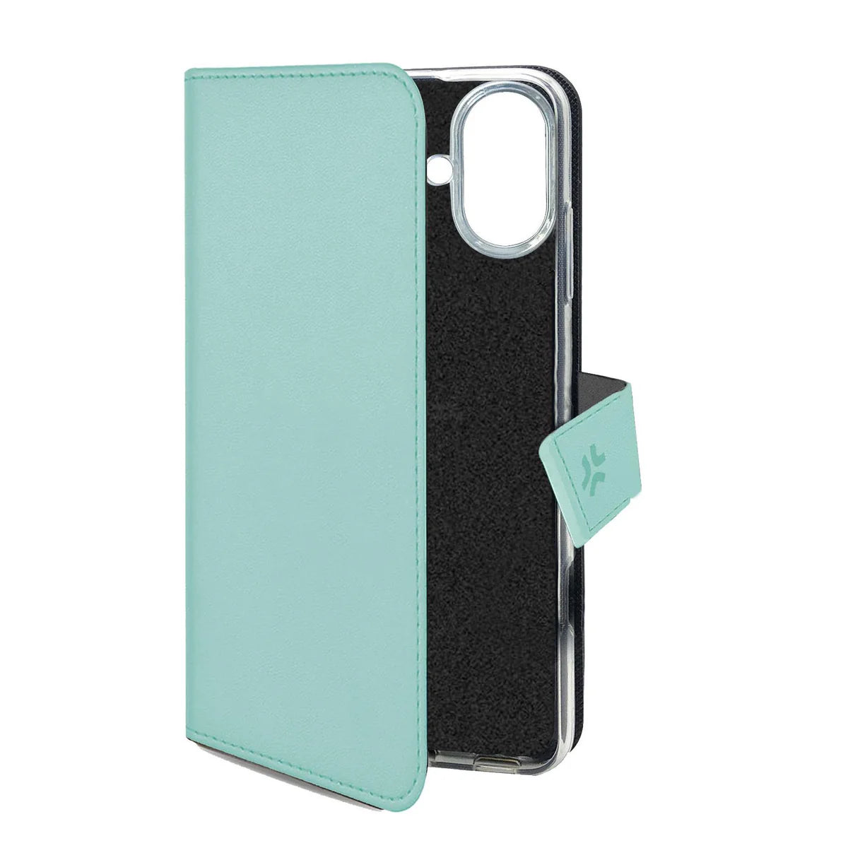 Celly Wallet Case für iPhone 16 – Mintgrün