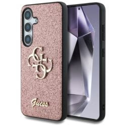 Guess Silicone Case für Samsung Galaxy S25 – Rosa