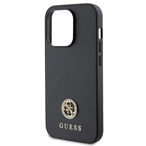 Guess 4G Charm Hardcase für iPhone 15 Pro Max – Schwarz