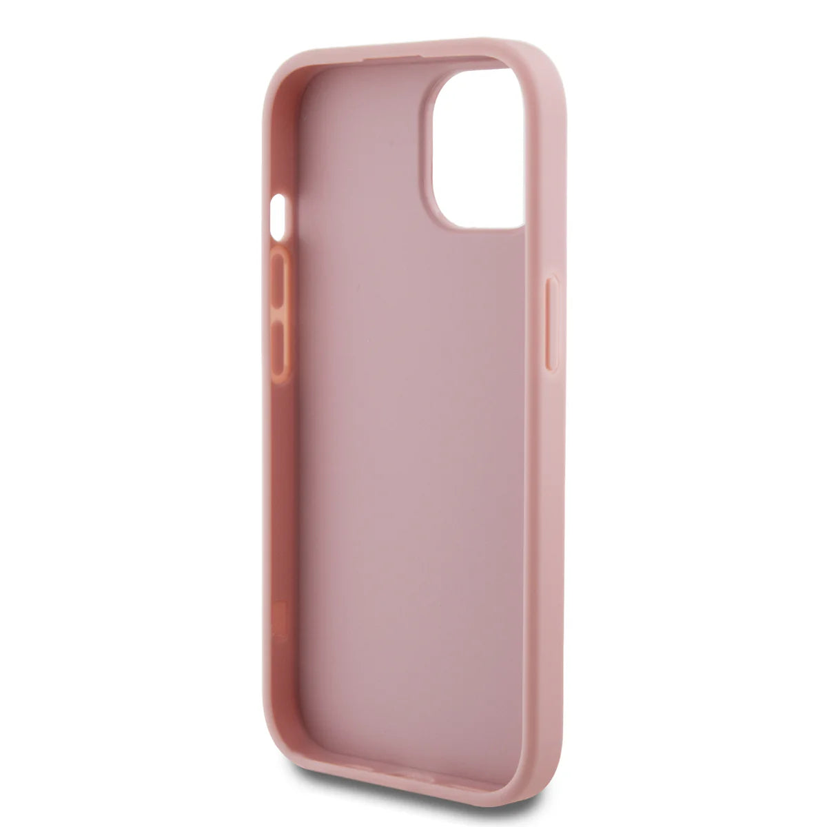 Guess Glitter 4G Hülle für iPhone 15 Pro Max – Roségold Pink