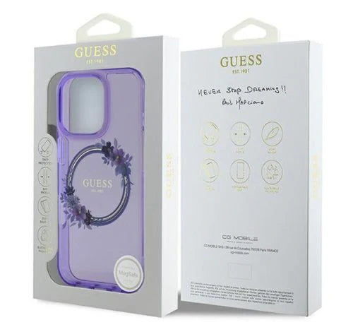 Guess Handyhülle iPhone 16 Pro(Veilchen)