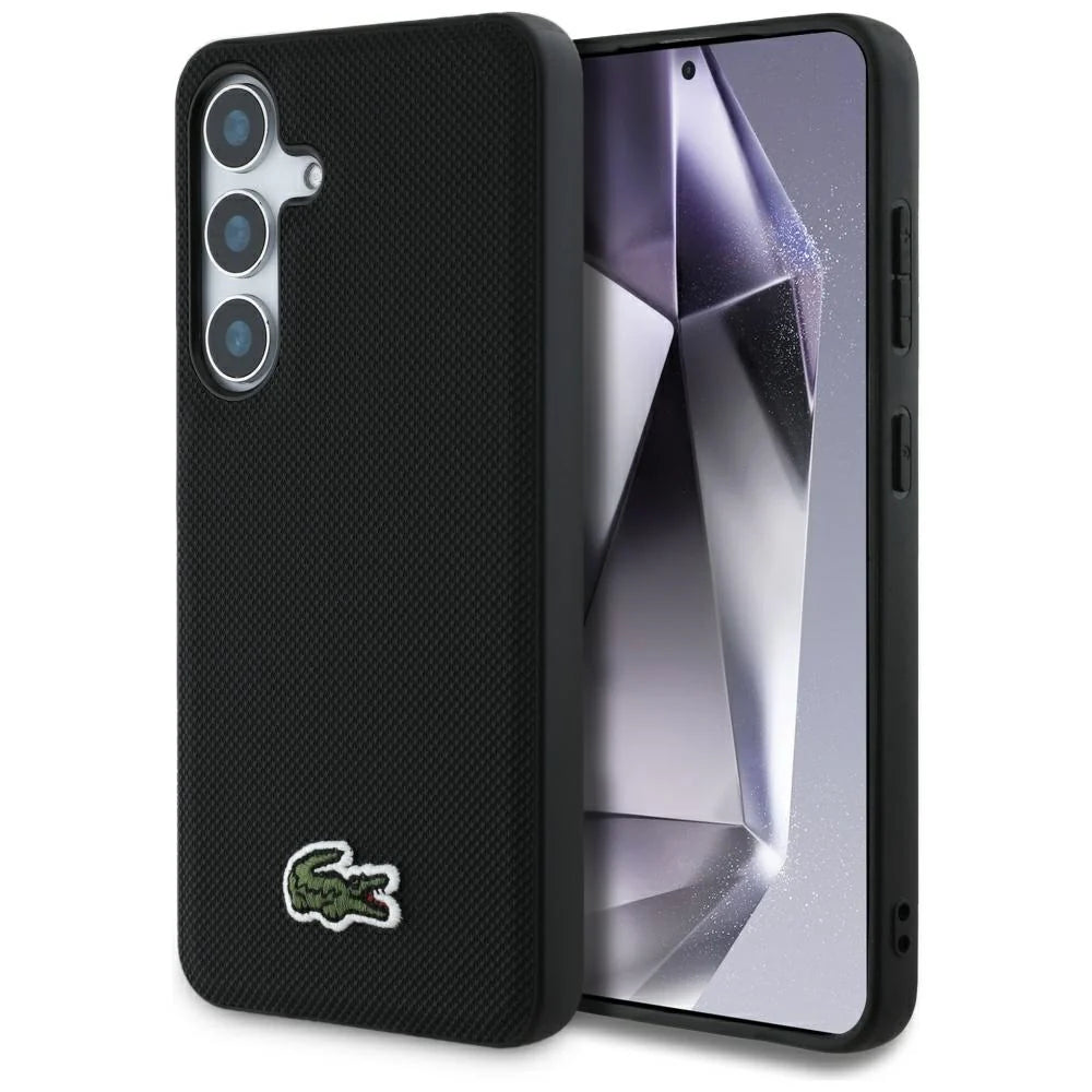 Lacoste PVC Hardcase für Samsung Galaxy S25 – Schwarz