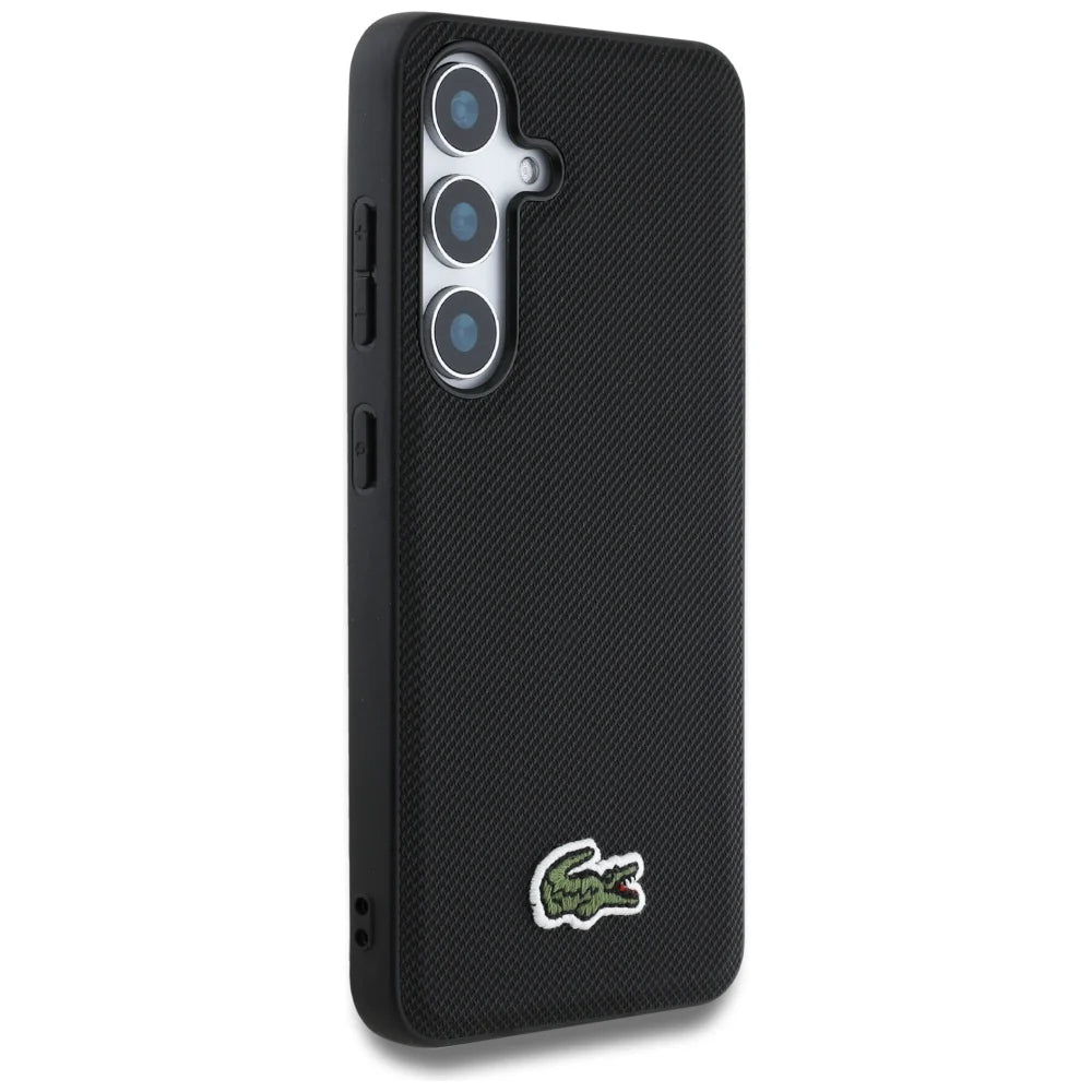 Lacoste PVC Hardcase für Samsung Galaxy S25 – Schwarz