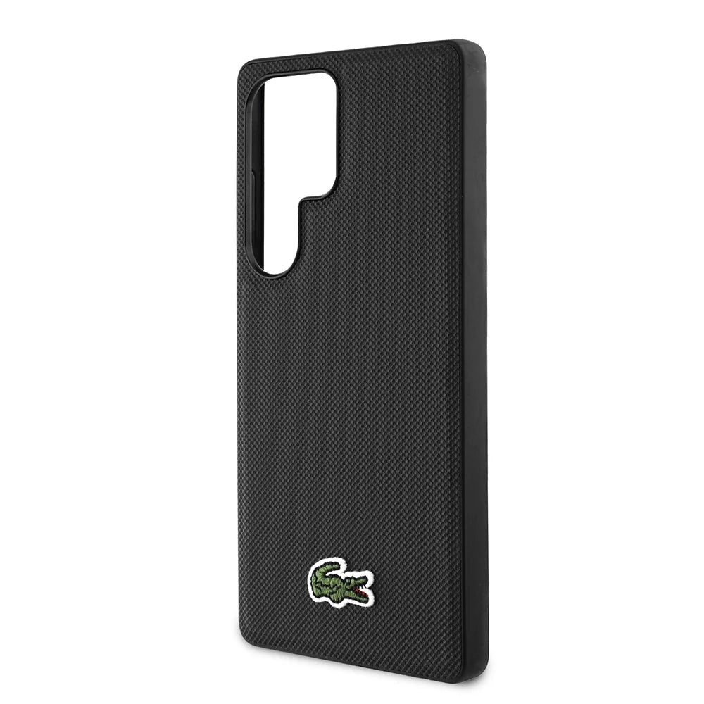 Lacoste Hardcase für Samsung Galaxy S25 Ultra – Schwarz | MagSafe-kompatibel