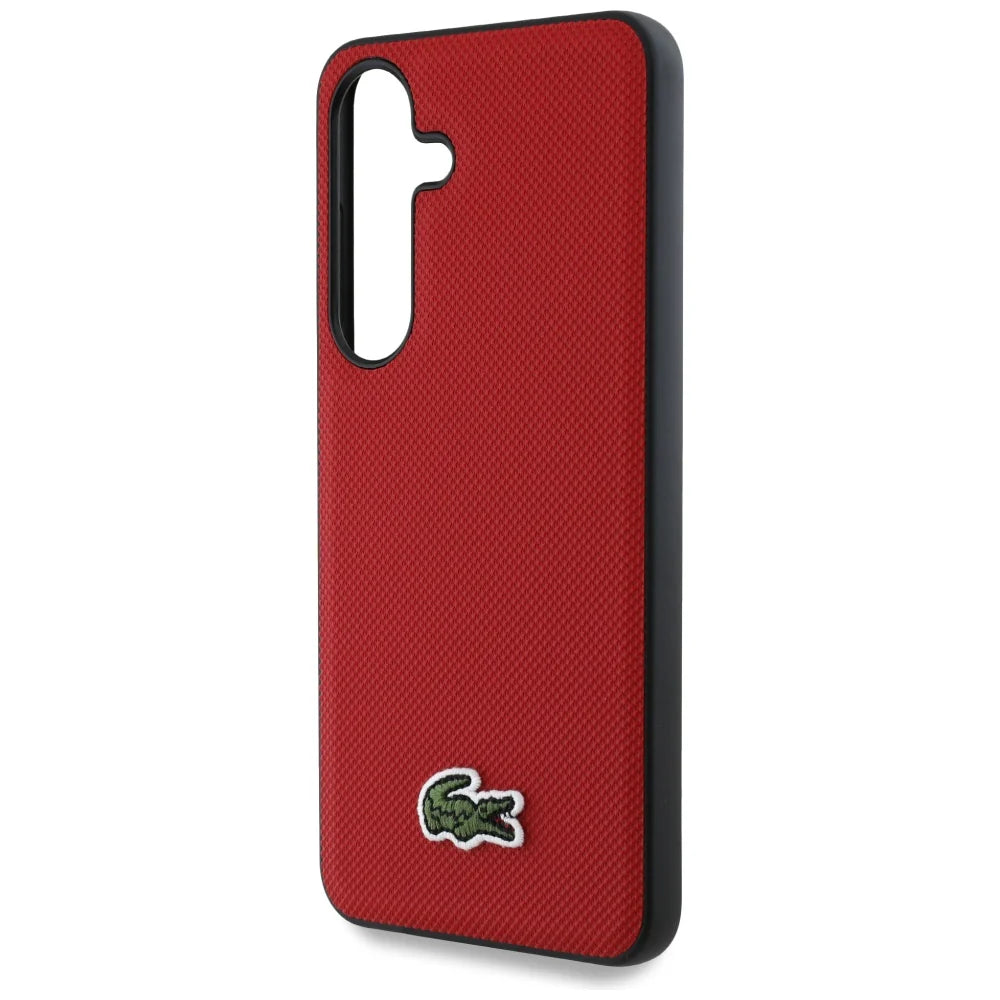 Lacoste PVC Hardcase für Samsung Galaxy S25 – Rot