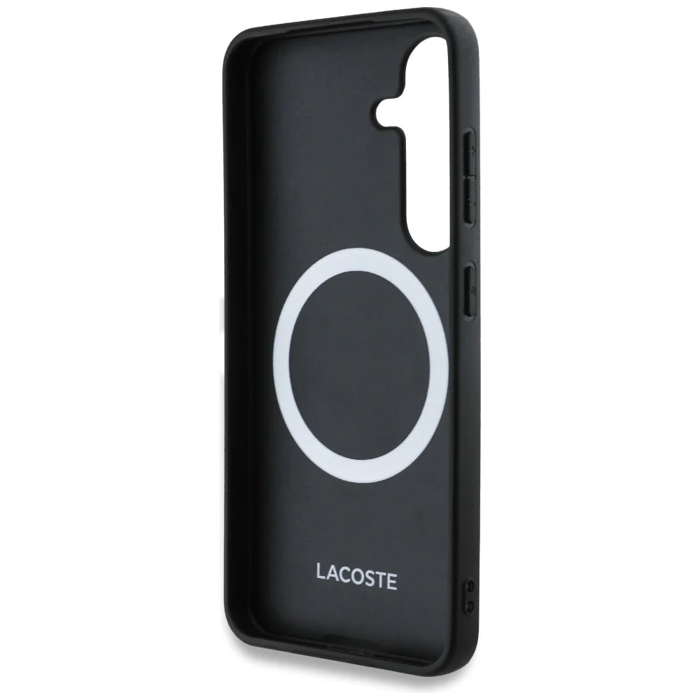 Lacoste PVC Hardcase für Samsung Galaxy S25 – Navy Blau