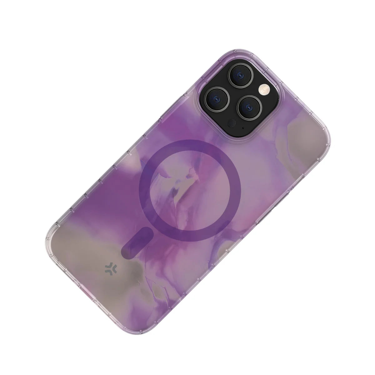 Celly MagSafe Case für iPhone 15 Pro Max – Violet Marble