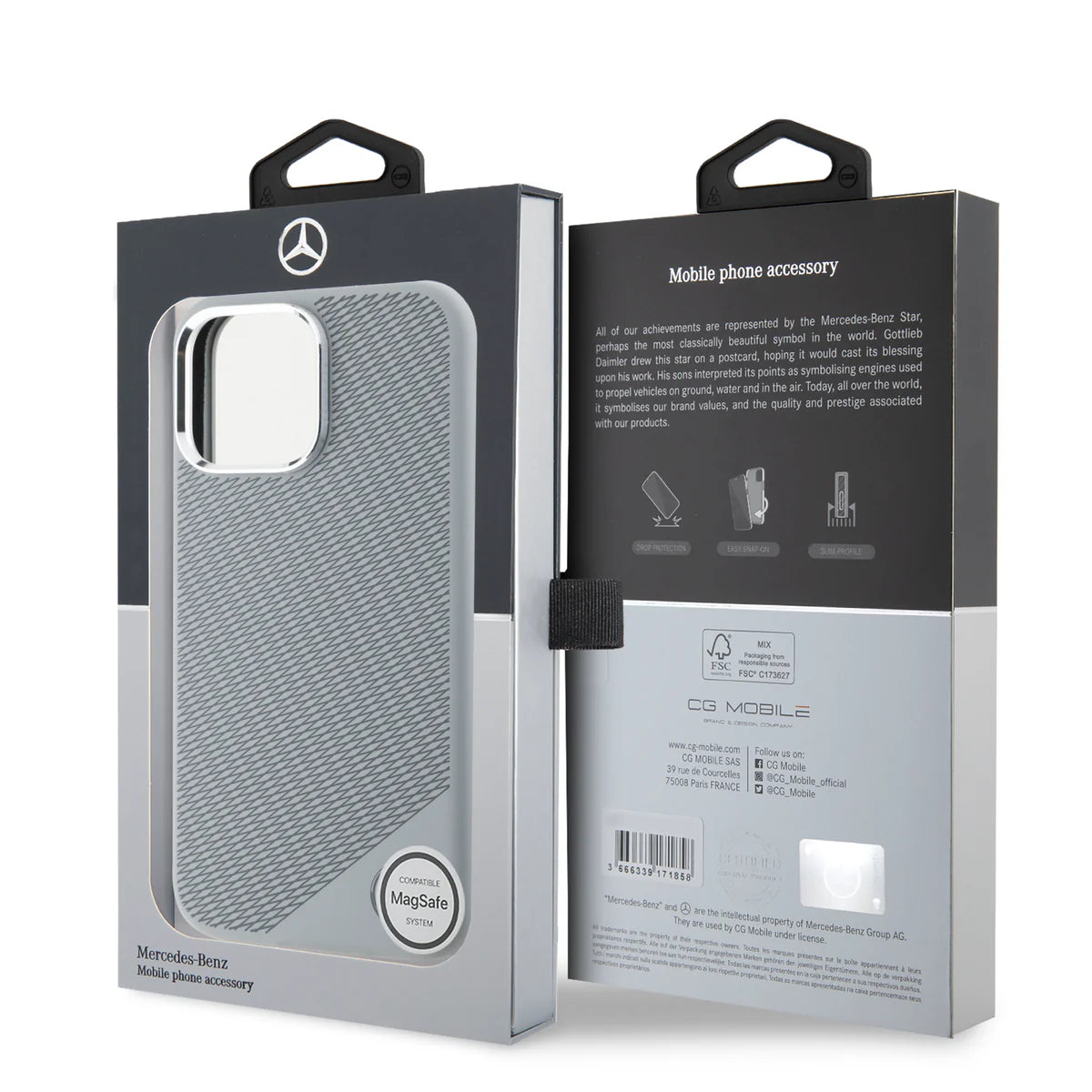 Mercedes-Benz Hülle – Eleganz trifft Funktionalität. für iPhone 16 Pro Max