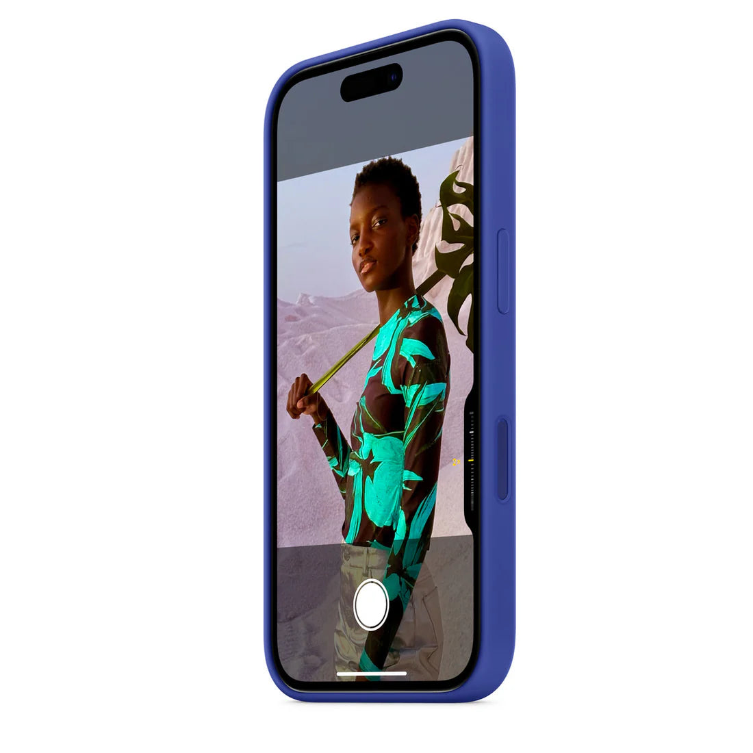 Apple Silikon Case mit MagSafe für iPhone 16 – Mitternachtsblau