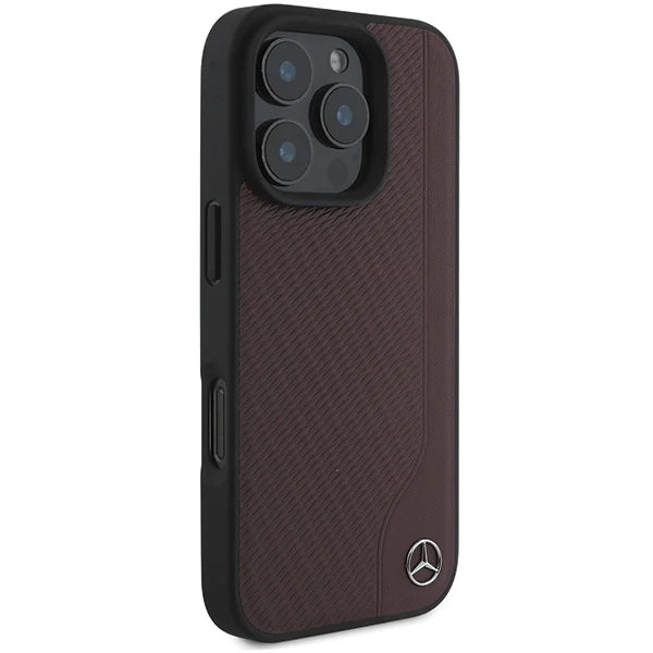 Mercedes Handyhülle für iPhone 16 Pro – Edles Braun & stilvolles Design