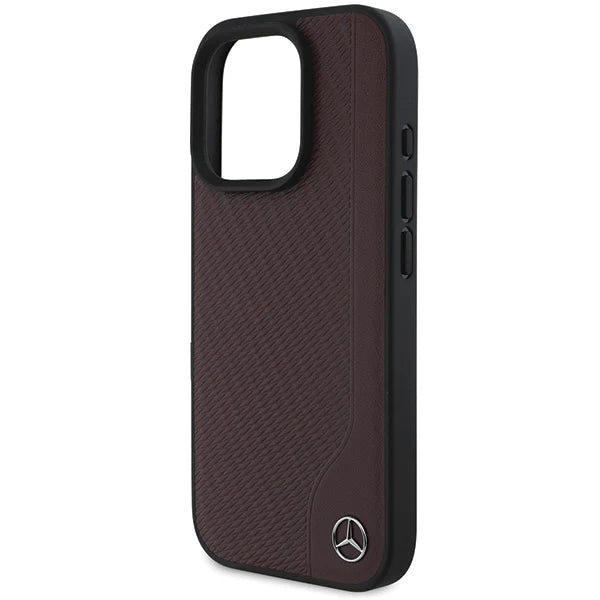 Mercedes Handyhülle für iPhone 16 Pro – Edles Braun & stilvolles Design