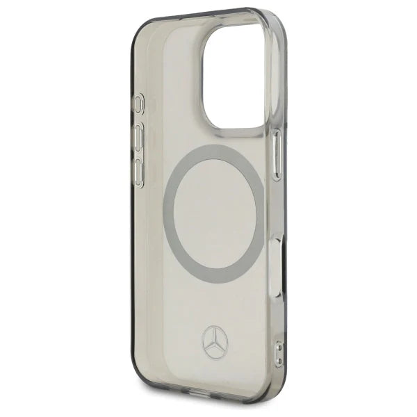 Mercedes-Benz MagSafe Hülle für iPhone 16 Pro – Transparent mit Sternlogo