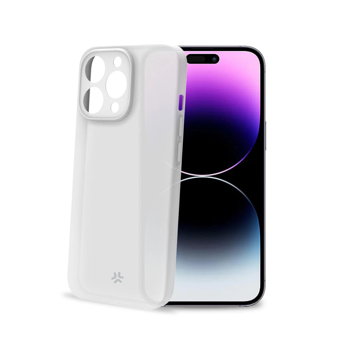 Celly Ultra-Thin Case für iPhone 15 Pro Max – Weiß
