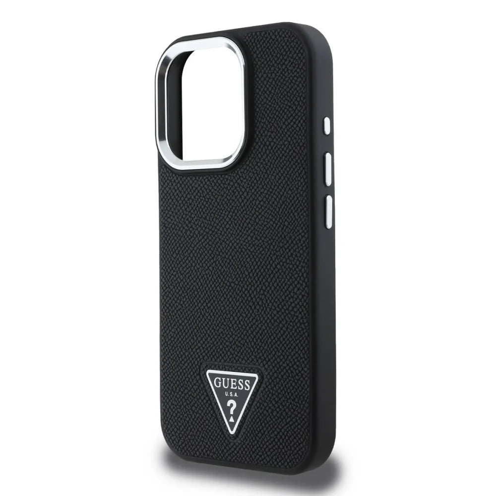 Guess Hülle für iPhone 16 Pro Max – Schwarzes Design mit Logo