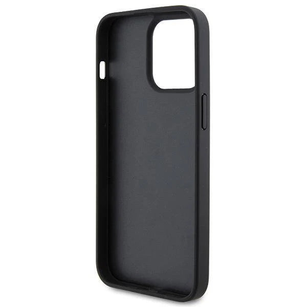 Ferrari Hardcase Twist Metal Logo für iPhone 15 Pro Max – Schwarz/Rot