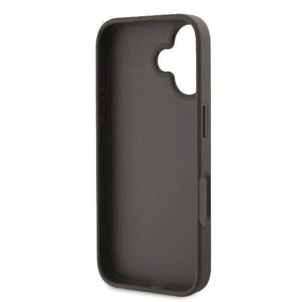 GUESS 4G Big Logo Hülle – für iPhone 16 (Braun)