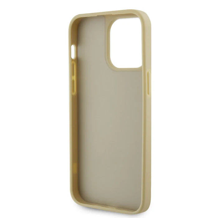 Guess 4G Glitter Case für iPhone 15 Pro Max – Gold