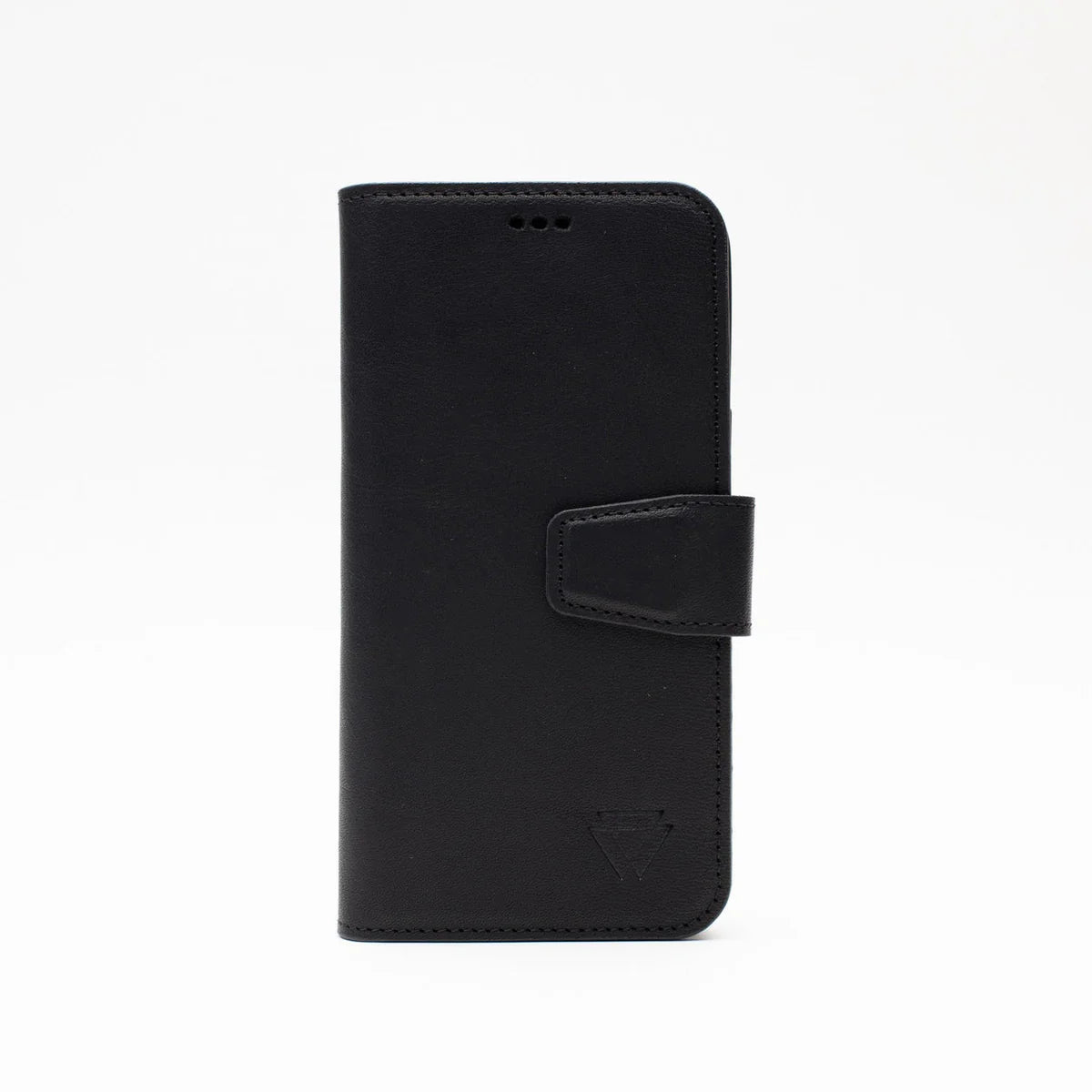 Wachikopa Echtleder Wallet Case für iPhone 16 – Schwarz