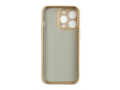 RIXUS Schutzhülle mit Kameraschutz – Gold – für iPhone 13 Pro