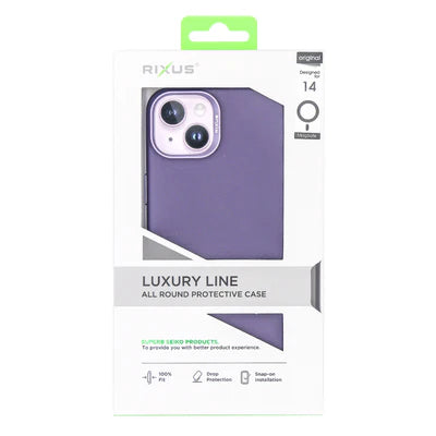 RIXUS Luxury Line Schutzhülle in Lila – für iPhone 14 Pro