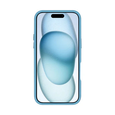 RIXUS MagSafe Schutzhülle mit Kamera-Schutzglas für iPhone 16 Pro Max – BabyBlau